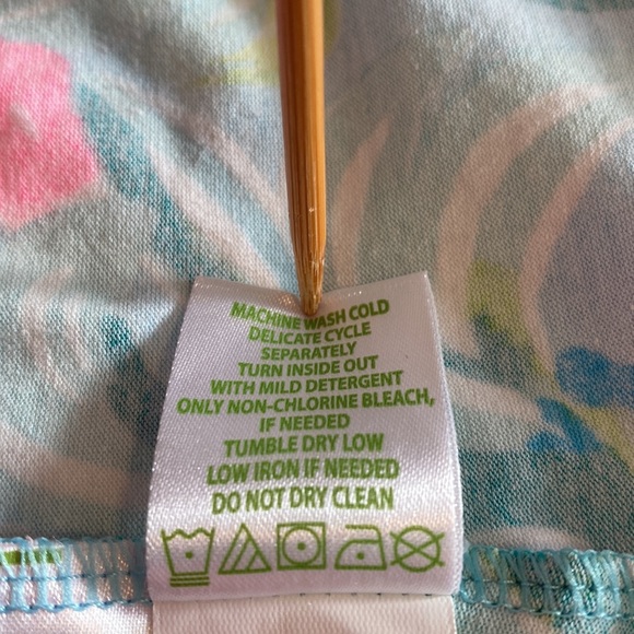 Lilly Pulitzer Tropical Pink and Green Tank Top - Picture 11 of 14